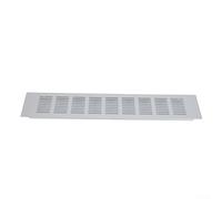 Air Vent Cover with Louvred Aluminium Grill, Designed for Use in Enclosed Spaces Such as Wardrobes, Shoe Cabinets, and Bathroom Doors (80x400mm)