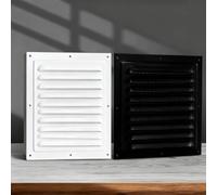 Air Vent Covers 15x15cm 25x25cm 30x30cm Ceiling Vent Indoor Vent Covers for Walls Square Ventilation Cover for Caravans, Cooling and Ventilation Systems(White,300x300mm)