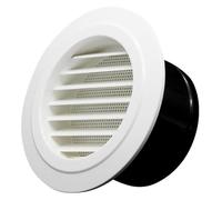 Air Vent Covers For Walls, Air Brick Covers For Outside Walls, 2 Pcs Air Outlet Vents Plastics Air Vents, Louvered Grille Cover, Ducting Air Vent