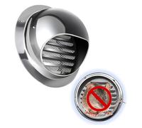 Air Vent Covers for Walls,Vent Covers Internal,Chimney Caps and Cowls 150mm 160mm 170mm 180mm 190mm 200mm 250mm for Wood/Oil Stove Vent,Weatherproof & Easy Installation(180mm/7.1in)