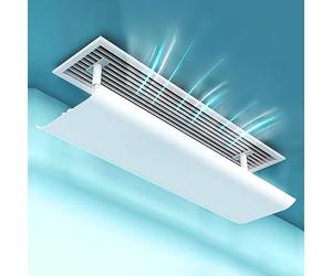 Air Vent Deflector - Adjust The Wind Direction At Will-Ceiling Register Vent Deflector-Air Conditioner Deflector-Adjustable Ac Air Deflector, Suitable for Central Air Conditioning (Size : 30x120cm)