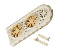 Air Vent Deflector, With Rotary Pneumatic Wheel, 81x27.6x4.5cm, AC Wind Inverter, Adjustable Air Flow Control Panel, Cooling Shield, For Bedroom, Office, M