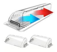 Air Vent Deflectors Adjustable Magnetic Heat and Vent Cover,10" to 14"Inches-Heavy Duty Unbreakable Plastic with Magnet Secure Design ，for Vent Covers for Home Floor，Sidewal，Ceiling Registers,2 Pack…