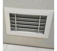 Air Vent,Double Sided Aluminum Air Transfer Grille - 17x11 Ventilation Grill for Shop Kitchen Sheds and Garage - Louvered Return Air Register Cover Panel