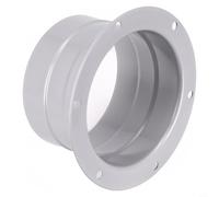 Air Vent Duct Connector Flange Metal Straight Pipe Exhaust Hose Flange Adapter for Heating Cooling Ventilation Kitchen Duct Fan Hose Connector Pipe Fittings(75mm)