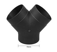 Air Vent Ducting T Y Tilted Bend Style Elbow Pipe Outlet Exhaust Connector for Webasto Eberspaecher Diesel Parking Heater Truck Boat Car Accessory