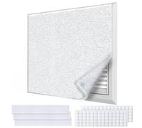 Air Vent Filter 20x100 Inch, Cut to Fit (50+filters) Air Filter, Electrostatic Filter Media with 36 Inch Adhesive Tape and 48pcs Hooks for Air Vent, Air Conditioner, HVAC, Registers and Grilles
