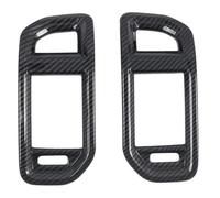 Air Vent For Dodge For Ram 1500 2019 2020 Car Accessories Front Side A/C Air Conditioner Outlet Vent Cover Trim Carbon Fiber Grain AC Air Conditioner Vent