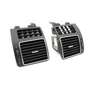 Air Vent Grille AC Outlet For VW For Touran 2003-2015 Front Rear Left Right Centre Chrome Console AC Air Conditioning Outlet Vent AC Vent Grille Outlet(Left right)