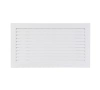 Air Vent Grille Air Vent Covers Wall Ac Grille, Indoor and Outdoor Soffit Vent, Rectangle Metal Louvered Grill Cover(250 * 250Mm)