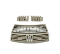 Air Vent Grille Car Front Dashboard Air Conditioning Left Right Centarl AC Vent Grille Outlet Panel Cover For Benz S Class W220 S300 S350 S500 Conditioning Vent(Yellow Middle)