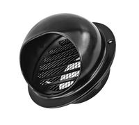 Air Vent Grille - Circular Soffit Cover 100mm 150mm Mesh Screened Cap, prooff Duct Insert | Attic Roof Diffuser Plate, Wall-Mount Airflow Screen, Strong ABS Louver, Indoor Outlet Accessory