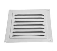 Air Vent Grille Cover, 150 x 150mm Metal Louver Vent Ventilation Cover Square Vent Insect Screen Covers for Interior & Exterior Use