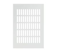 Air Vent Grille Cover Aluminum Alloy Rectangular Width 7.87 Inch Wardrobe Shoe Cabinet Ventilation Exhaust