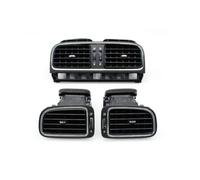 Air Vent Grille Cover For VW For Polo 2011-2018 | Front Dash Board AC Air Vent Outlet Grille Assembly Replacement 6R0819703 6R0819704 6RD819728(Front 3PCS)