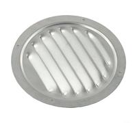 Air Vent Grille Cover Made of 316 Stainless Steel with Louvered Design (5”)