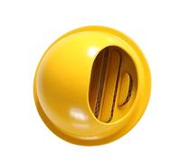 Air Vent Grille Durable Stainless Steel Air Vent Duct Grill, Round Adjustable Soffit Air Vents Exhaust Wall Ceiling Vent Wall Ceilling Cover(Yellow,110Mm)