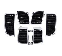 air vent grille frame Compatible With Porsche For Panamera 970 2010-2016 Inner Air Conditioning Outlet Dashboard Rear Armrest B-pillar Vent Assembly 97055535101(Front and rear 6 PCS)