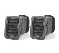 air vent grille frame Compatible With Silverado For Sierra 1500 2000-2006 Auto Dashboard Dash A/C Heater Air Vents Outlet Car Replacement Part 15176085(2pcs Dark grey)