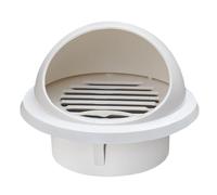 Air Vent Grille Round Wall Vent Covers 4 inch Ventilation Grill Covers Air Vent Outlet PVC for for Bathroom Office Kitchen/for 110Mm PVC Pipe(For 110Mm Pvc Pipe)