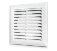 Air Vent Grille with Fly Screen Duct Ventilation Cover with Flange