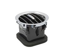 Air Vent Grilles For Opel For Corsa D Adam Black/Chrome Dashboard Air Conditioner Outlet 2201099 13417363 13365420 Car Interior Vent Grille ABS Plastic Air Vents(1Pc Full Chrome)