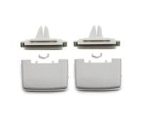 Air Vent Nozzle Grille For Benz W166 W292 ML GL GLE GLS Car Roof Rear Second Third Row B Pillar Air Conditioner AC Vent Grille Tab Outlet Silder Clip Console Air Vent(Light Gray 2PCS)