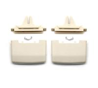 Air Vent Nozzle Grille For Benz W166 W292 ML GL GLE GLS Car Roof Rear Second Third Row B Pillar Air Conditioner AC Vent Grille Tab Outlet Silder Clip Console Air Vent(Oyster 2PCs)