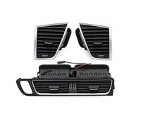 Air Vent Nozzle Grille Replacement for Q5 2009-2018 8R1820901 LHD Front Dashboard Left Right Middle Air Conditioner AC Vent Grille Outlet Assembly(A SET)(A SET)