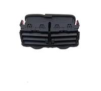 Air Vent Outlet Panel Grille Cover For Toyota For Yaris 2008 2009 2010 2011 2012 2013 Center Dashboard Instrument Air Conditioner Vent Panel Outlet Cover(Middle Black)