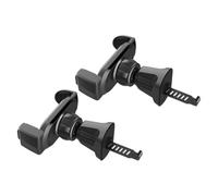 Air Vent Phone Holder Plastic 2pcs, Stable Arch Design Black for Car | 360 Degree Adjustability, Heat Resistant Antiaging Build, Phone Smartphone Dashboard Safe Driving