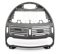 Air Vent Protection For E Class W211 2003-2008 2118300054 Car Front Dashboard Central Vent Panel Cover Grille(Panel-Dark Gray)