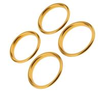 Air Vent Trim Ring Air Conditioning Vent Outlet Frame Cover Trim AC Sticker Dashboard Ring Car Accessories Exterior Compatible With A3 For 8V(Gold)