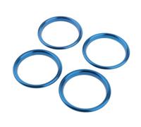 Air Vent Trim Ring Air Conditioning Vent Outlet Frame Cover Trim AC Sticker Dashboard Ring Car Accessories Exterior Compatible With A3 For 8V(Blue)