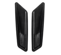 Air Vent Wing Trim Compatible With Benz For W204 C63 W205 W207 W212 W213 For AMG 2PCS Engine Hood Vent Louvers Sedan Coupe Air Scoop Bonnet Cover(Black)