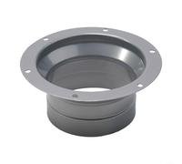 Air Ventilation Hose Connector Galvanized Metal Flange with Simple Installation Design (75mm)