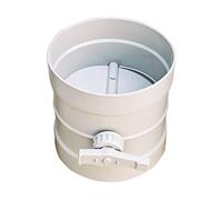 Air Ventilation Pipe Valve 1Pcs Manual Plastic Air Damper Valve, 50-200Mm Volume Flow Rate Damper Air Duct Valve for Ventilation Pipe Wholesale/90Mm (Size : 75Mm)
