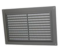 Air Ventilation Plastic Grill Cover 250mm x 170mm/Gray
