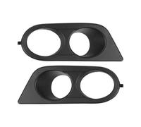 Air Vents Fit For BMW E46 M3 Coupe 2001-2006 Carbon Fiber Look/Glossy Black Fog Light Cover Grill Frame Surrounds Engine Cover(Black)
