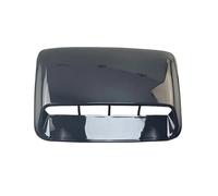 Air Vents Fit For Chevy Car Air Bonnet Tuning Hood Flow Intake Vent Scoop Decorative Conditioners 4x4 Cell Ornament Grid Bonnet Vent Cover(Glossy Black)