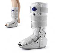 Air Walker Pneumatic Walker Boot for Broken Foot Broken Ankle Orthopaedic Medical Support Brace with Integrated Air Pump for Stress Fractures Sprains Rehab(L)