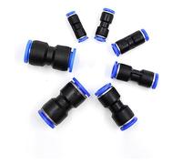 Air Water Hose Tube Straight Push Fittings Plastic Quick Connector PU Tire Accessories 10mm 8mm 6mm 12mm 4mm(10 PCS,PU-16)