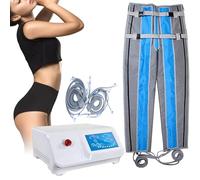 Air Wave Pressure Lymphatic Drainage Vacuum Therapy Pressotherapy Machine Muscles for Professional Body Slimming, Electric Leg Air Compression Massager, Helps Ease Swelling, Eliminate Fatigue (Bl