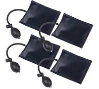 Air Wedge Bag Alignment Tool Inflatable Pry Bar Leveling Tool Max Load 353 Pounds Shim Bag for Elevating Doors Windows Metal Air Inlet Valve Wedge Up Bag Inflatable Shim Alignment Tool 4 Pack