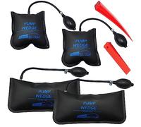 Air Wedge Up Bag 4pcs Pump Wedge Up Bags Tools Car Air Wedge Pump Kits Inflatable Pump Bag Alignment Tool for Door Window Installation and Car Repair with 2 Wedges Up to 300kg