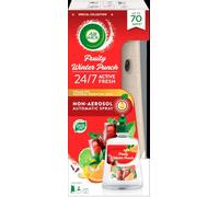 Air Wick Active Fresh 24/7 Automatic Spray Diffuser Unit + Fruity Winter Punch Refill 228ml