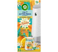 Air Wick Active Fresh 24/7 Automatic Spray Diffuser Unit + La Siesta (Citrus) Refill 228ml