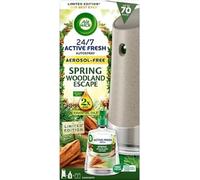 Air Wick Active Fresh 24/7 Automatic Spray Diffuser Unit + Spring Woodland Escape Refill 228ml