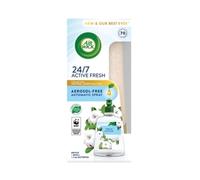 Air Wick Aerosol-Free Automatic Air Freshener Spray Kit, Fresh Cotton, 1 Gadget & 1 Refill (228ml), 24x7 Active Fresh Odour Neutraliser, Lasts Up to 70 Days, Air freshener for Home