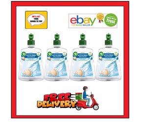 Air Wick Active Fresh Refills ~Marine Breeze ~ 4 x 228ml